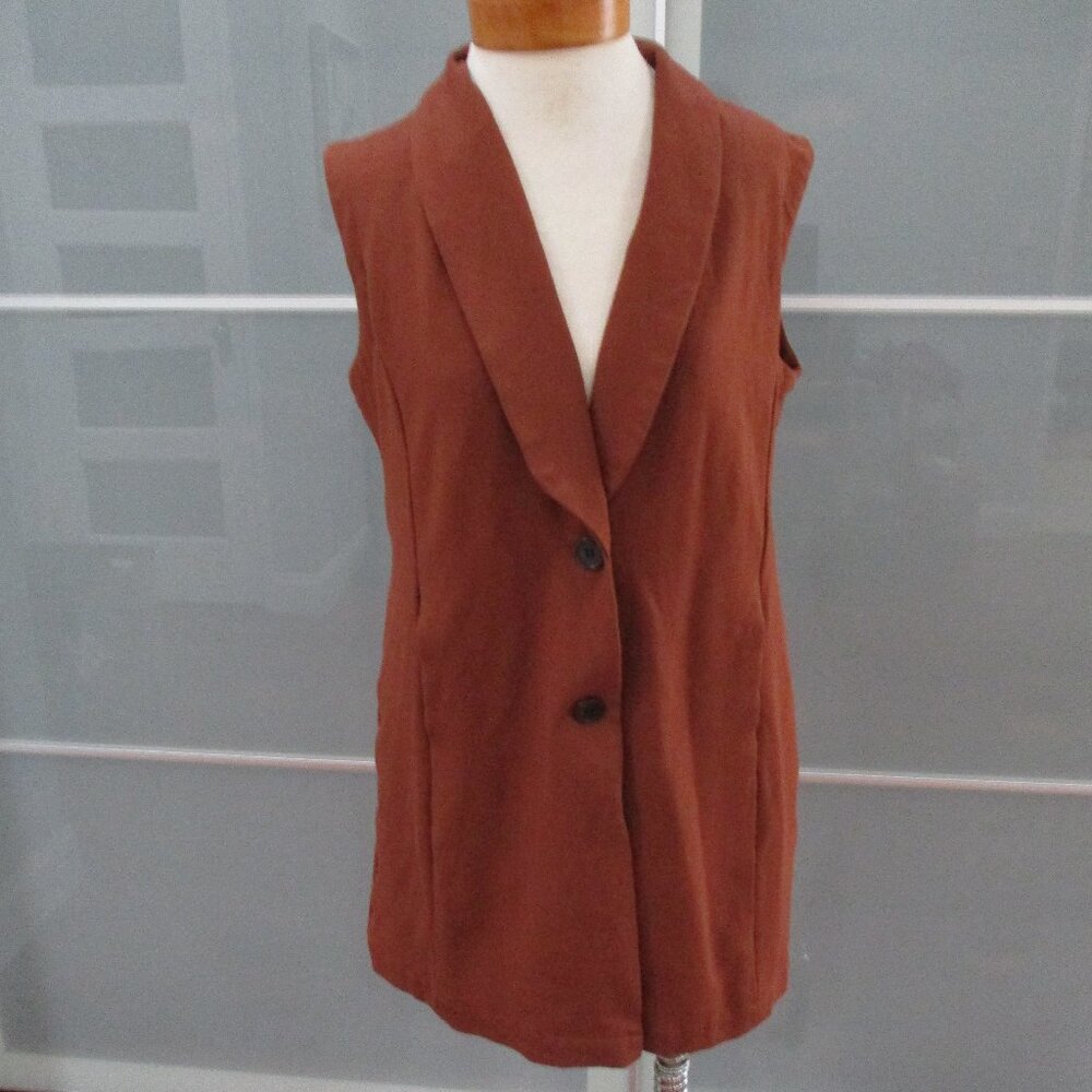 Patrizia Luca Milano Sleeveless Heavy Weight Outer Vest